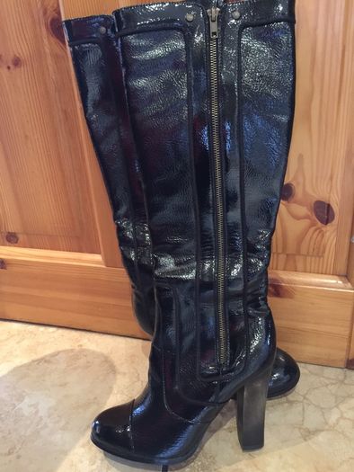 High Heel, Black Knee Boots