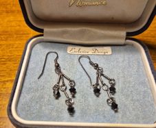 Vintage Black Earrings