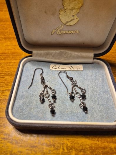 Vintage Black Earrings