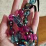 Vintage purple tone necklace. Image 2