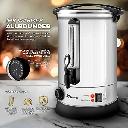 mulled wine cooker  / 2500W Stainless steel cooking machine Mulled wine kettle Mulled wine machine Hot drinks machine Hot water dispenser