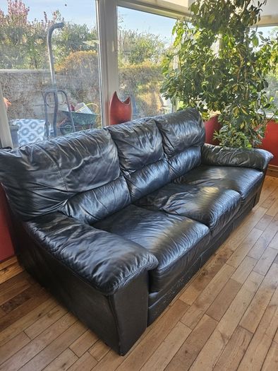 leather couch