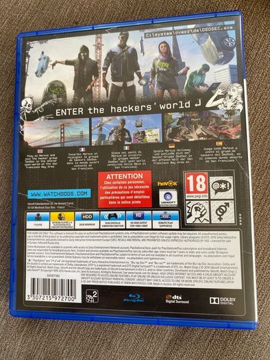 ps4 game: Watchdogs 2 - game tested