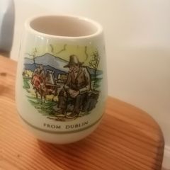 Rare 1950s Dublin vase Carrigaline Signed