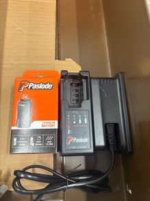 Genuine Paslode battery and charger