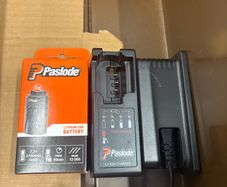 Genuine Paslode battery and charger