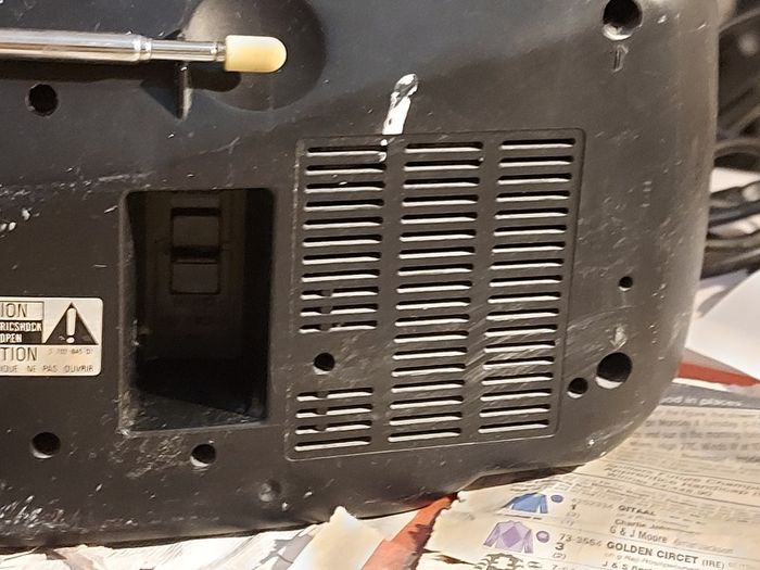 Sony Radio Cassette-Corder Model CFS-W304L, Radio and Dual Tape Deck, Radio works great, tapes not playing, tape decks need cleaning