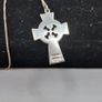 Vintage sterling silver celtic cross Image 2