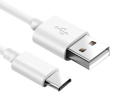 New 1m Flexible Type C USB White 100cm Charge Cable Charger USB-C Lead #906