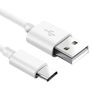 New 1m Flexible Type C USB White 100cm Charge Cable Charger USB-C Lead #906 Image 4