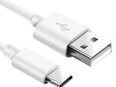 New 1m Flexible Type C USB White 100cm Charge Cable Charger USB-C Lead #906