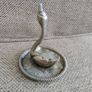 Vintage swan ring holder silver plated 10cm high see all photos FREE STANDARD POSTAGE INCLUDED Image 3