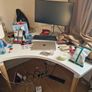 Ikea linnmon office table in excellent condition need it gone tonight Image 4