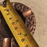 SET Of 2 Vintage  3O.00 Euro EACH1950 Bronze Matel Ashtray Greek ALEXANDER THE GREAT, Antique trinket dish, Matel Bronze Trinket Dish, Ornate Ashtray Image 5