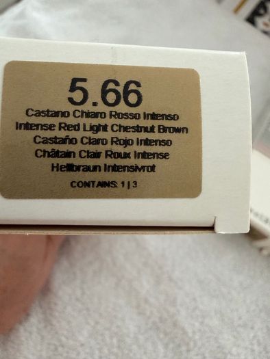 Salon hair colour