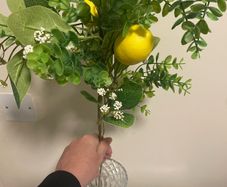 Artificial lemon tree (3 lemons)