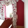 Bedroom Curtains. Price now reduced to. Pelmet boards X 2. Swags and Tails for 2 pairs of Curtains. Image 4