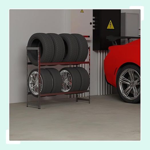 Tyre rack for 8 tyres
