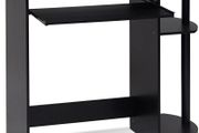 Simplistic Easy Assembly Computer Desk, Study Desk, Writing Desk, Espresso, 80 (W) x 73 (H) x 40 (D) cm (FREE POSTAGE)