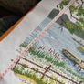 Hand Made Cross Stitch Embroidy - Classic Farm Scene Image 10