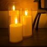 Set of 3 LED candles Image 4