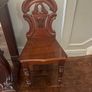 Pair of Victorian Hall chairs Image 3