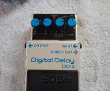 Guitar effect pedal.