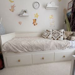 IKEA HEMNES Day Bed with 2 Mattresses