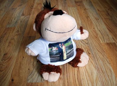 Personalised Monkey Plush Toy great gift for newborns