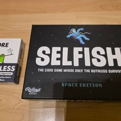 Board / Card Game Bundle: Selfish (Space Edition) + More Or Less