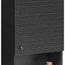 Wall Mounted Toilet Cabinet Wall Cabinet with Door for Bathroom Medicine Cabinet with Shelves - Grey Image 2