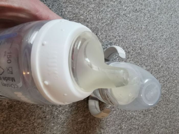 nuk bottles x6
