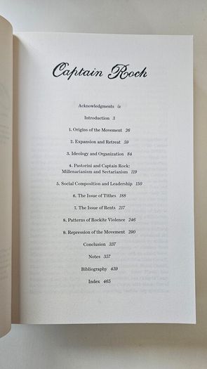 Captain Rock The Agrarian Rebellion of 1821 to 1824 - Irish History Book