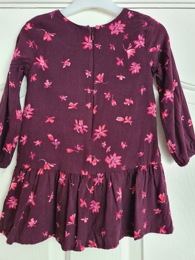 girls plum red dress