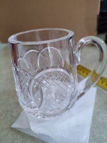 Waterford Cut Crystal Tankard Mug STAMPED.