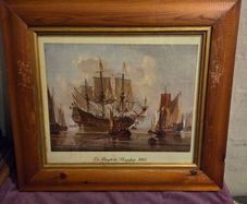 "De Ruyters Flagship 1665" Framed print