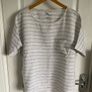 Farhi ladies linen striped top Image 2