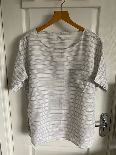 Farhi ladies linen striped top