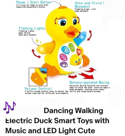 Dancing,  Walking Electronic duck (1078)