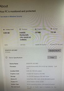 Desktop PC windows 10 pro WIFI and Office