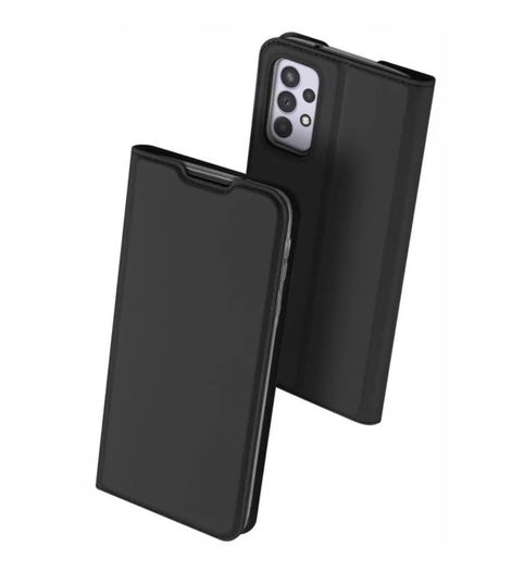 Black Flip Protective Cover For Samsung Galaxy A23 5G Wallet Book Case