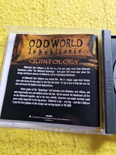 Oddworld Abe s Oddysee PlayStation1 Ps1 PlayStation2 Ps2 Games Original
