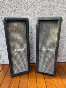 Vintage Marshall 1917 PA Serial A Sequential Column Speakers Cabinets 1969
