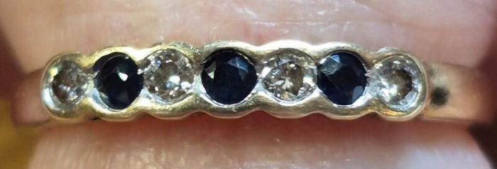 Gold Half Eternity Ring