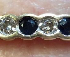 Gold Half Eternity Ring