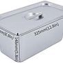 1500W Food Warmer Stainless Steel Steam Table Temperature Control for Catering and Restaurant, GN 1/3x2, 1/6x2 Pans with Lids Image 3