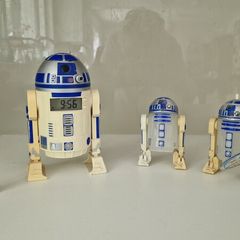 Star Wars collectables R2D2 and Vader