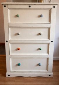 Solid Wood Chest of Drawers Vintage
