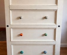 Solid Wood Chest of Drawers Vintage