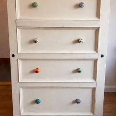 Solid Wood Chest of Drawers Vintage